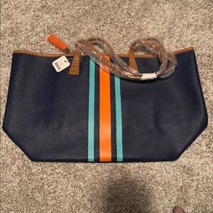 NWT Cinda B London Tote Bag Calypso